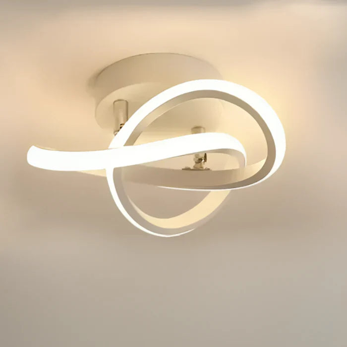 Modern LED Ceiling Lamp with Double Ring Design - Twilight Rings | Kalsten