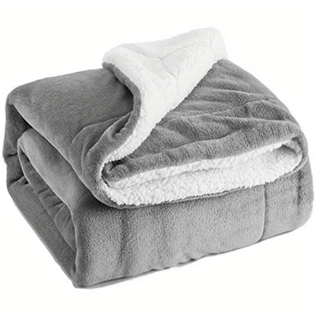 Chic Sherpa Fleece Blanket for Optimal Comfort Noxord