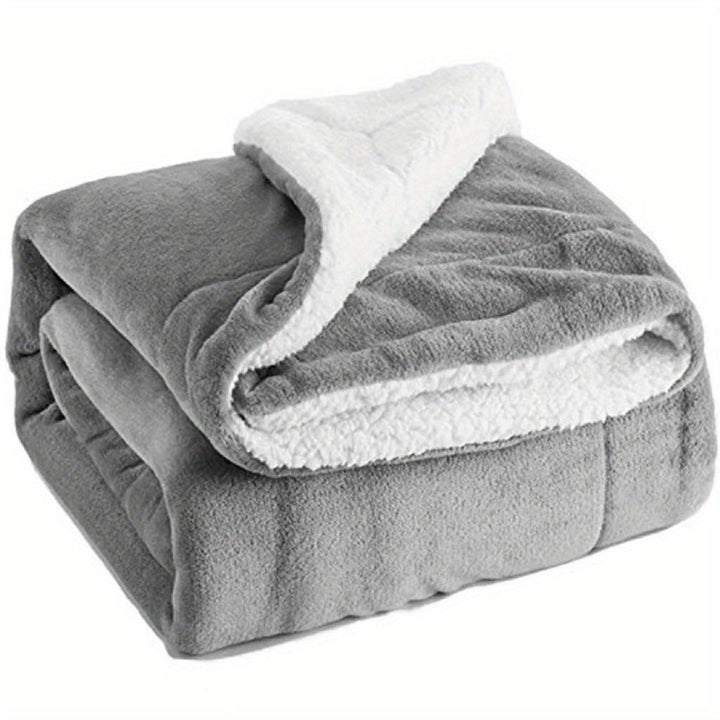 Chic Sherpa Fleece Blanket for Optimal Comfort Noxord