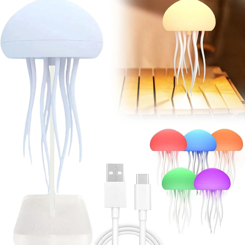 Rechargeable LED Jellyfish Ambient Mood Lamp Noxord