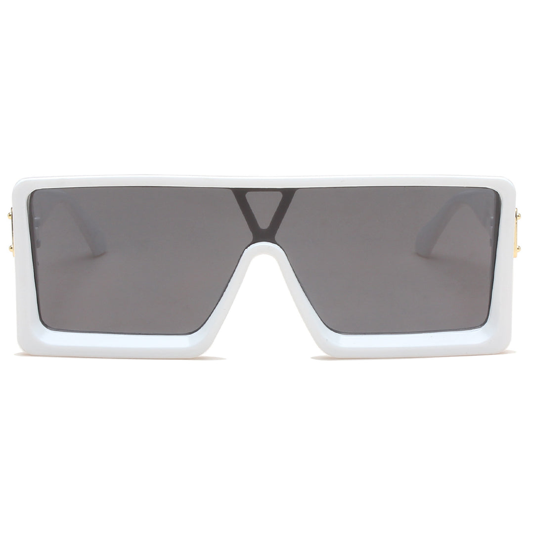 Ladies large, square sunglasses with continuous gradient Kalsten