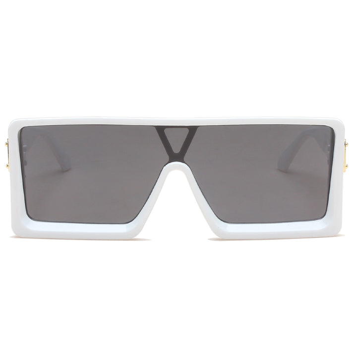 Ladies large, square sunglasses with continuous gradient Kalsten