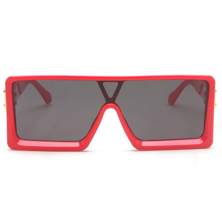 Ladies large, square sunglasses with continuous gradient Kalsten
