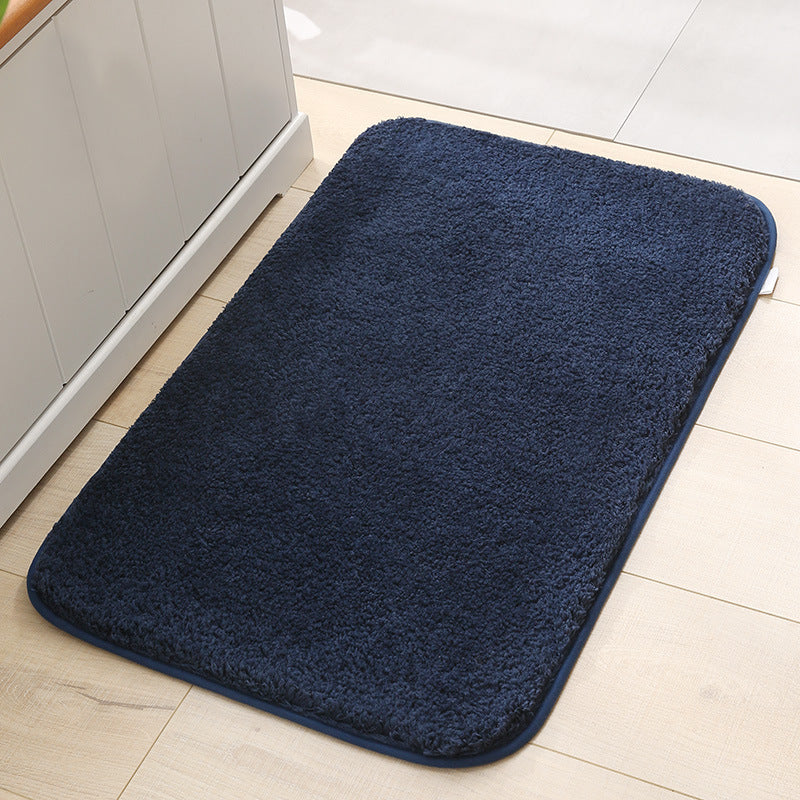 Absorbent Plush Bath Rug for Bathroom
