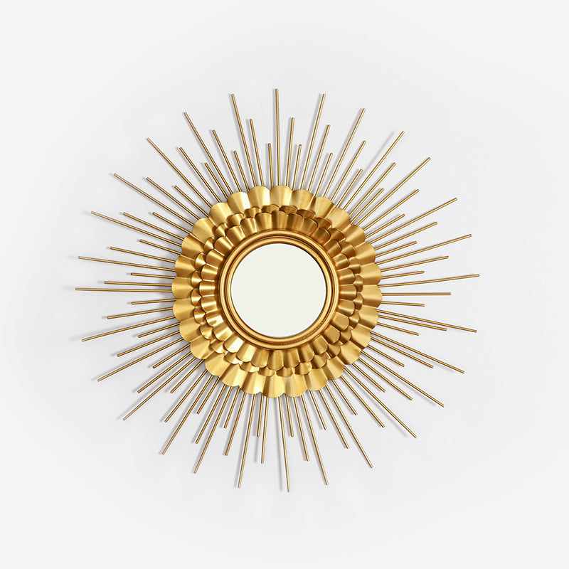Sunburst Pattern Decorative Wall Mirror Kalsten