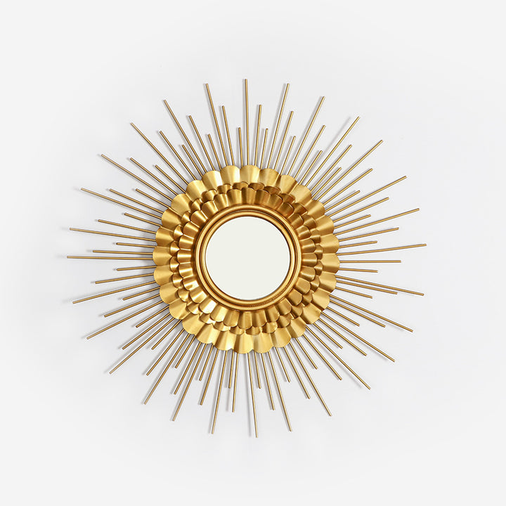 Sunburst Pattern Decorative Wall Mirror Kalsten