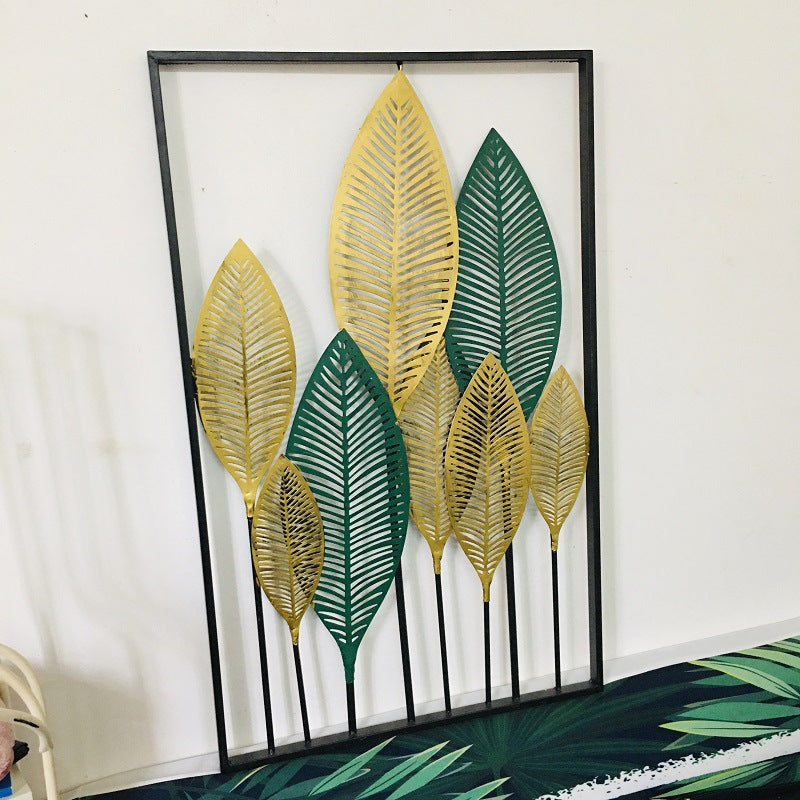 Artistic Metal Leaf Wall Sculpture Kalsten