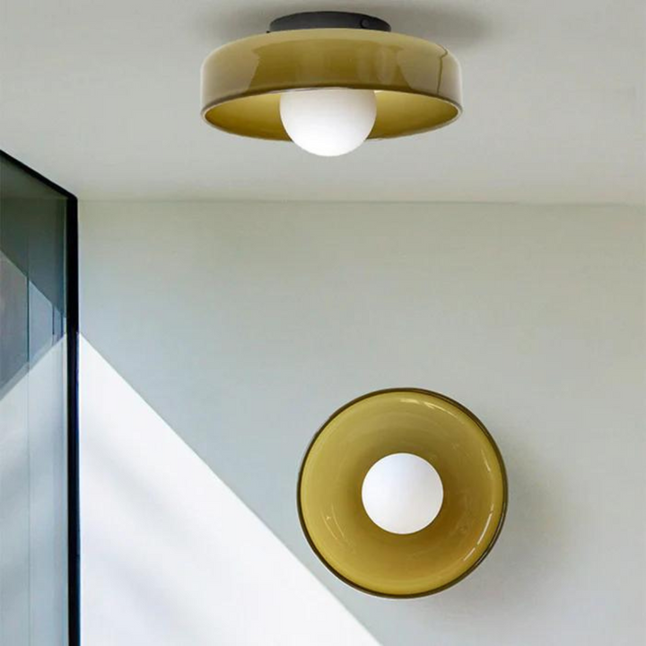 Round Ceiling Lamp with Stylish Functionality - LumiSphere | Kalsten