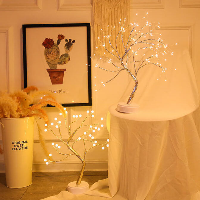 LED Table Lamp with Colourful Tree Lights | Kalsten