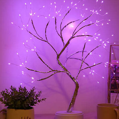 LED Table Lamp with Colourful Tree Lights | Kalsten