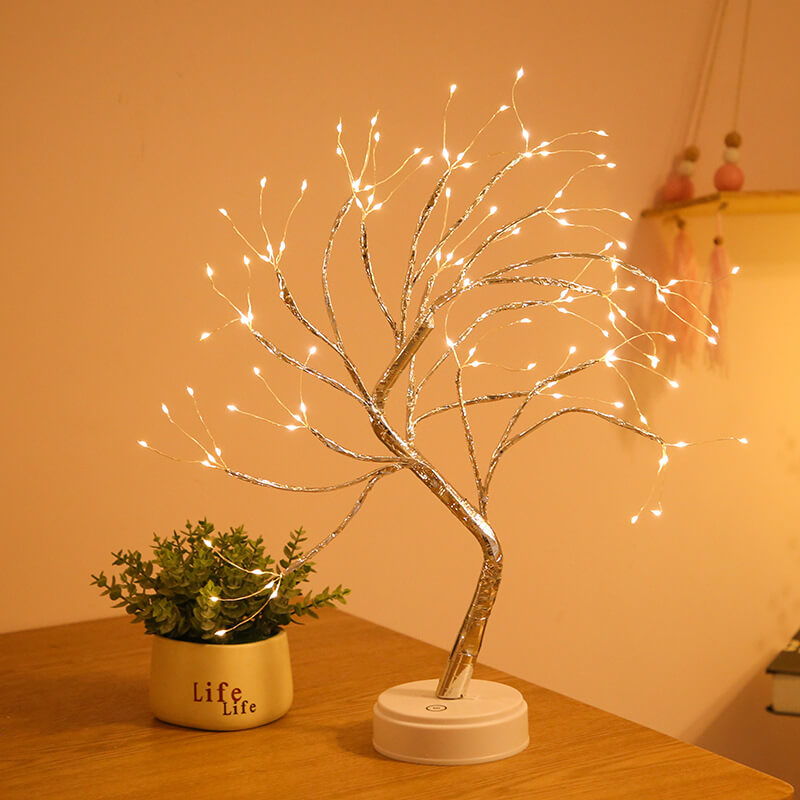 LED Table Lamp with Colourful Tree Lights | Kalsten
