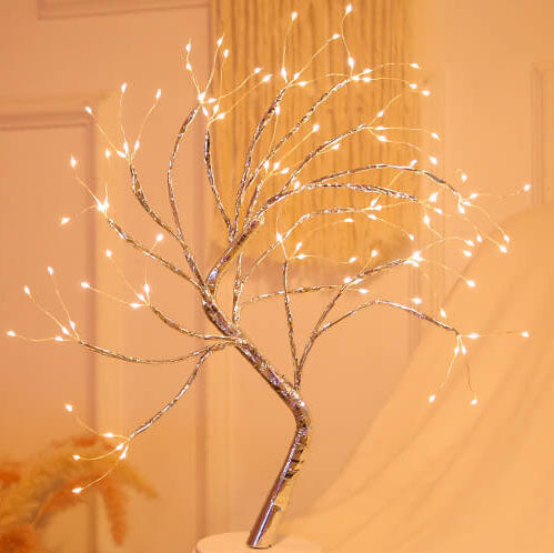 LED Table Lamp with Colourful Tree Lights | Kalsten