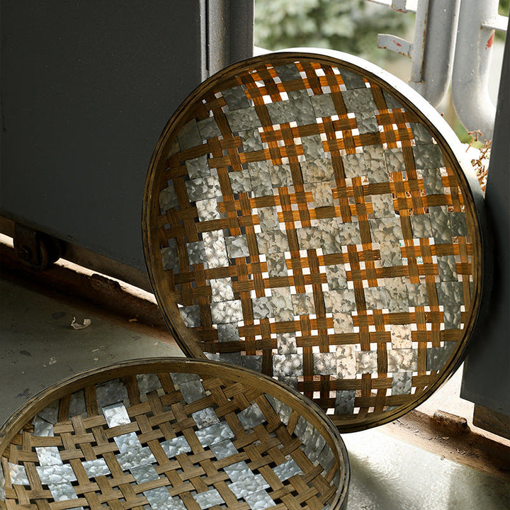 Handwoven Decorative Serving Bowl Kalsten