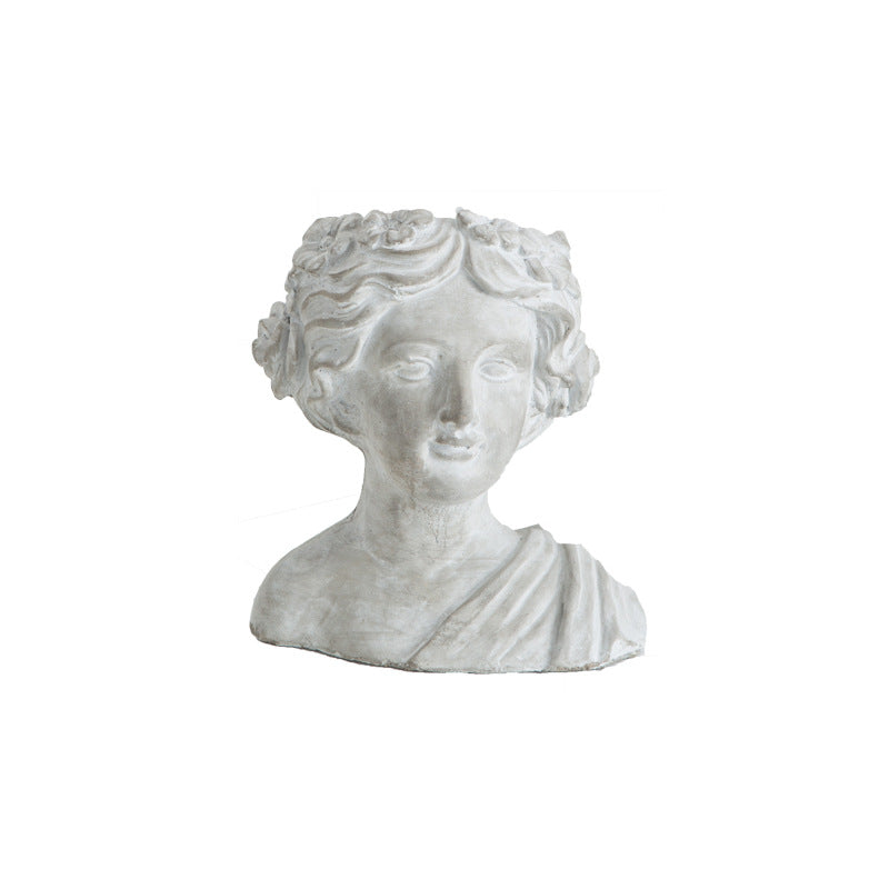 Artistic head sculpture flower pot Kalsten