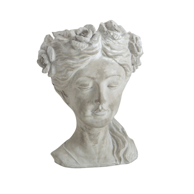 Artistic head sculpture flower pot Kalsten