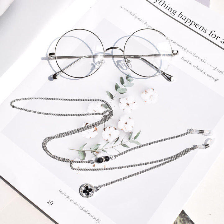 Layered Charm Necklace with Adjustable Length Kalsten