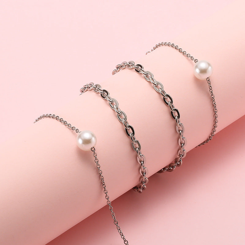 Pearl-Accented Eyewear Chain Kalsten