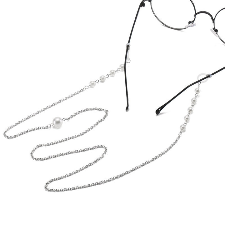Pearl-Accented Eyewear Chain Kalsten