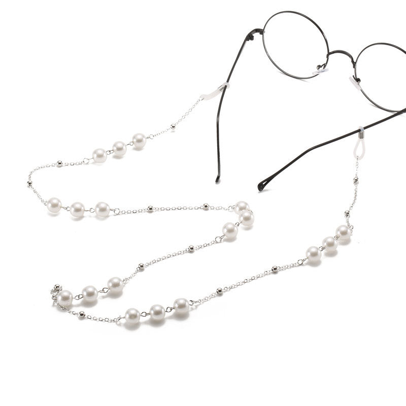 Elegant Pearl-Accented Eyewear Chain Kalsten 1786692160