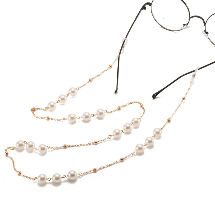 Elegant Pearl-Accented Eyewear Chain Kalsten 1786692160