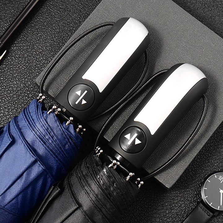 Women’s sturdy automatic safety umbrella with large protective canopy Kalsten