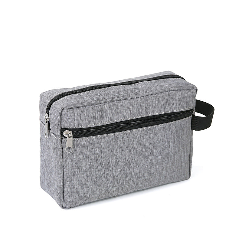 Cosmetic bag with multiple compartments and secure zipper Kalsten