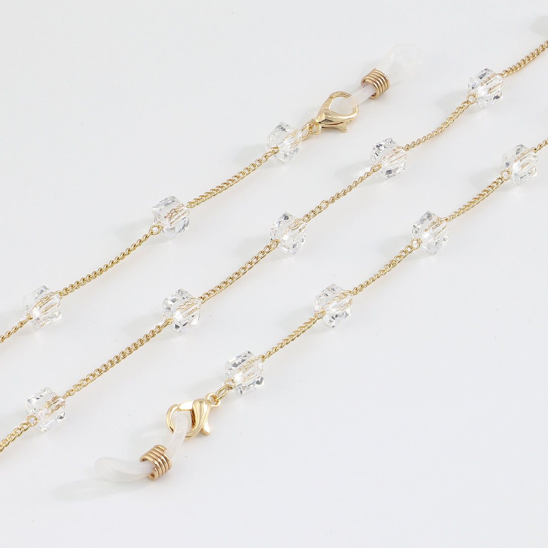 Minimalist Crystal Eyewear Chain Kalsten