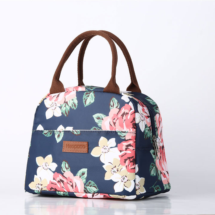 Floral Insulated Lunch Tote