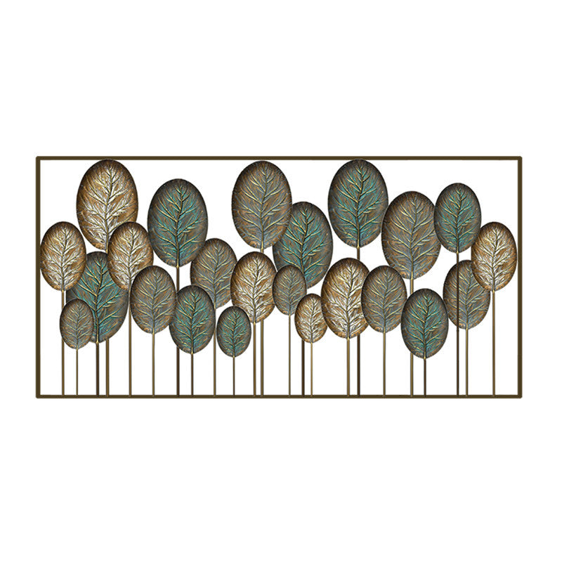 Decorative Metal Leaf Wall Art Panel Kalsten