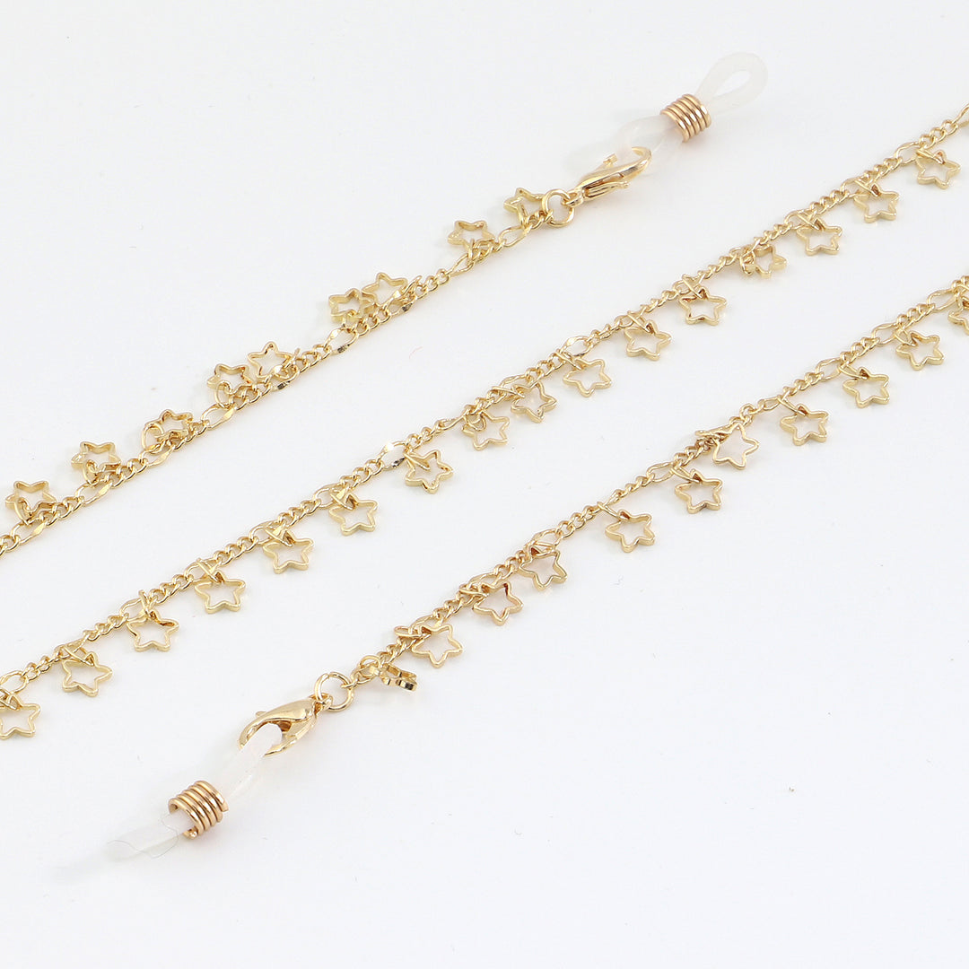 Star-Decorated Eyewear Chain Kalsten
