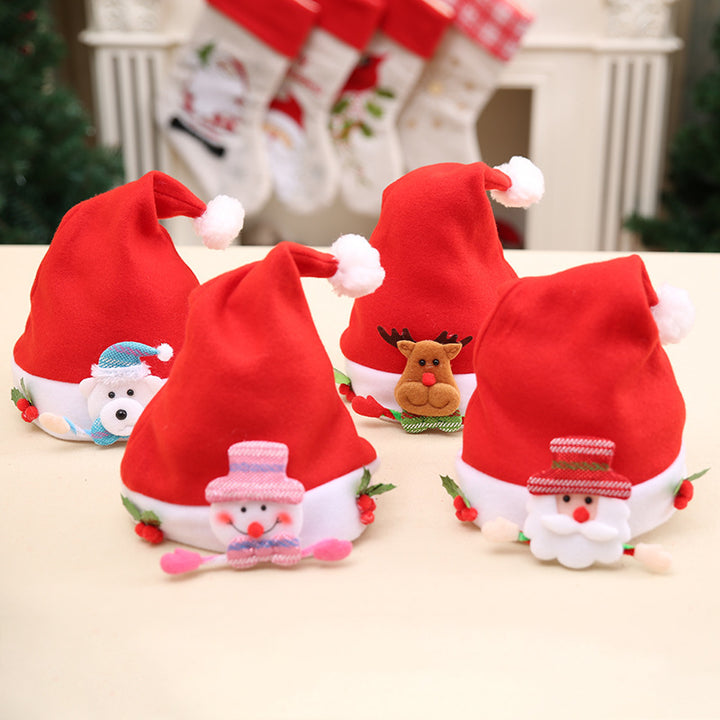 Festive Christmas hat with snowman motif Kalsten