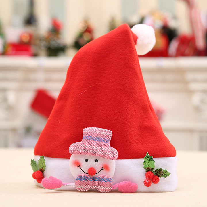 Festive Christmas hat with snowman motif Kalsten