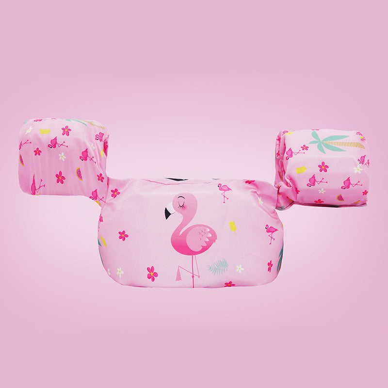 Women's Inflatable Swim Aid with Colorful Flamingo Design Kalsten
