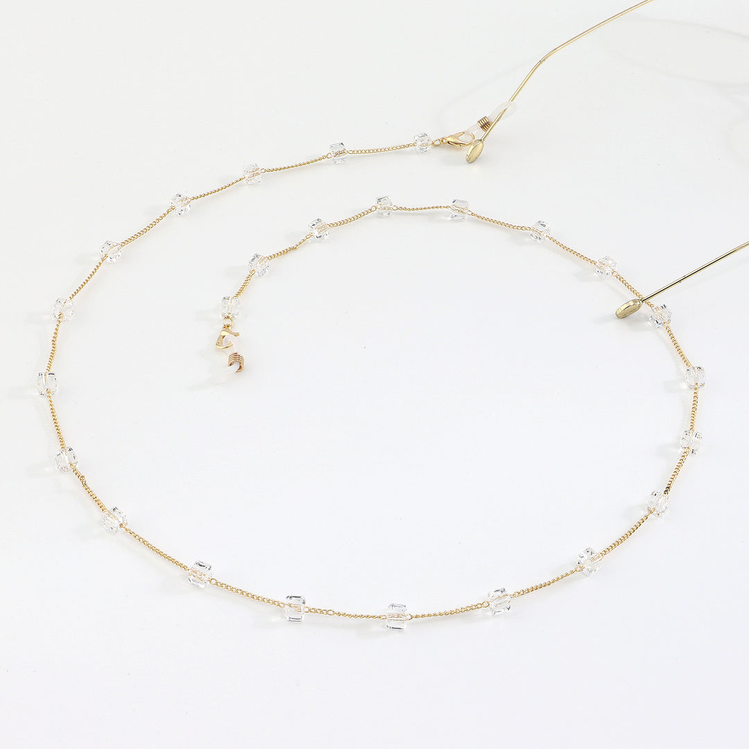 Minimalist Crystal Eyewear Chain Kalsten
