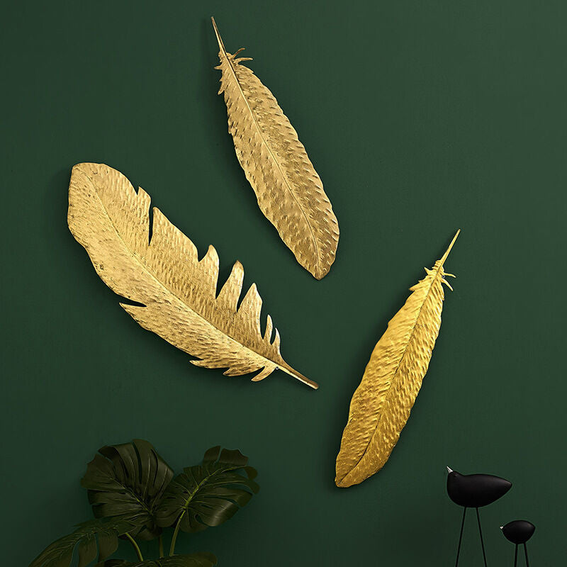 Elegant Feather Wall Art Kalsten