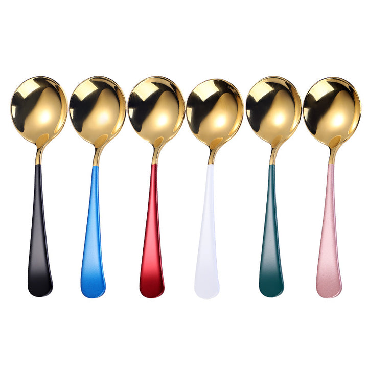 Elegant Dessert Spoon with High-Quality and Non-Slip Grip Design Kalsten