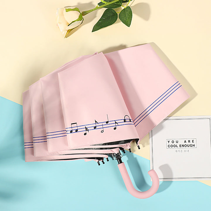Ladies creative folding umbrella with musical design Kalsten