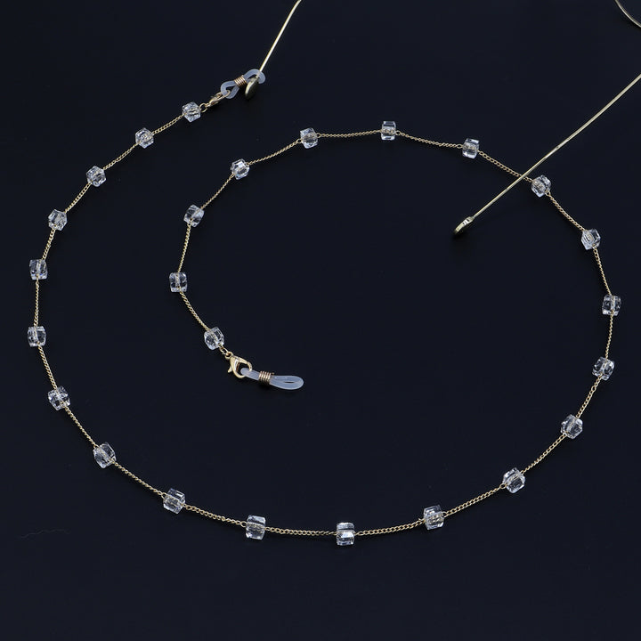 Minimalist Crystal Eyewear Chain Kalsten