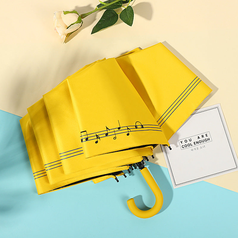 Ladies creative folding umbrella with musical design Kalsten