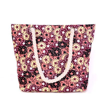 Spacious shopping bag with striking ethnic pattern Kalsten