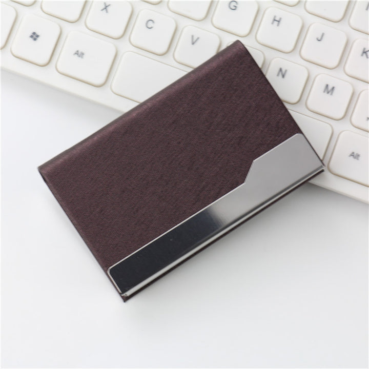 Elegant Metal Business Card Holder