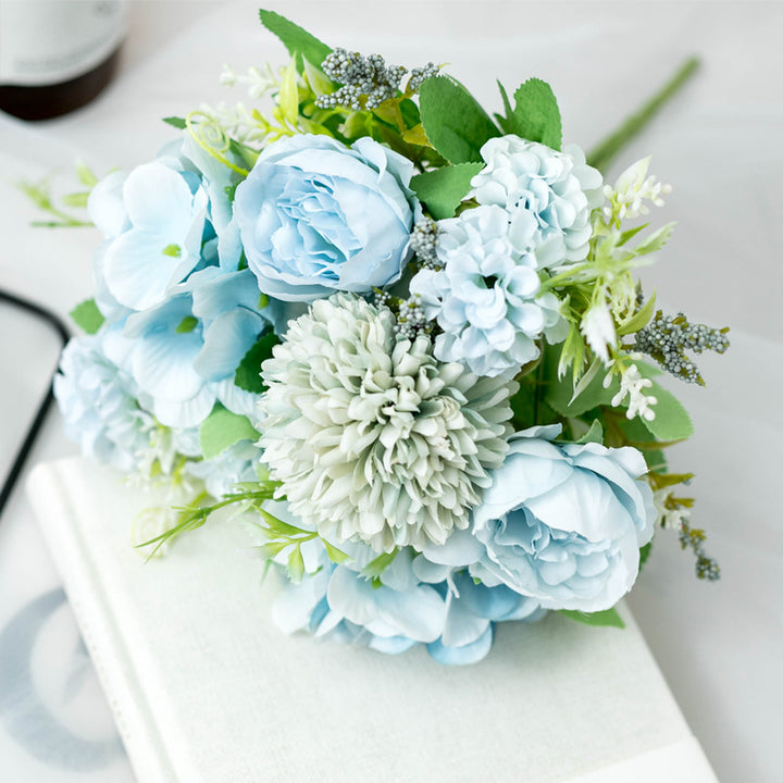 Lifelike Mixed Floral Bouquet