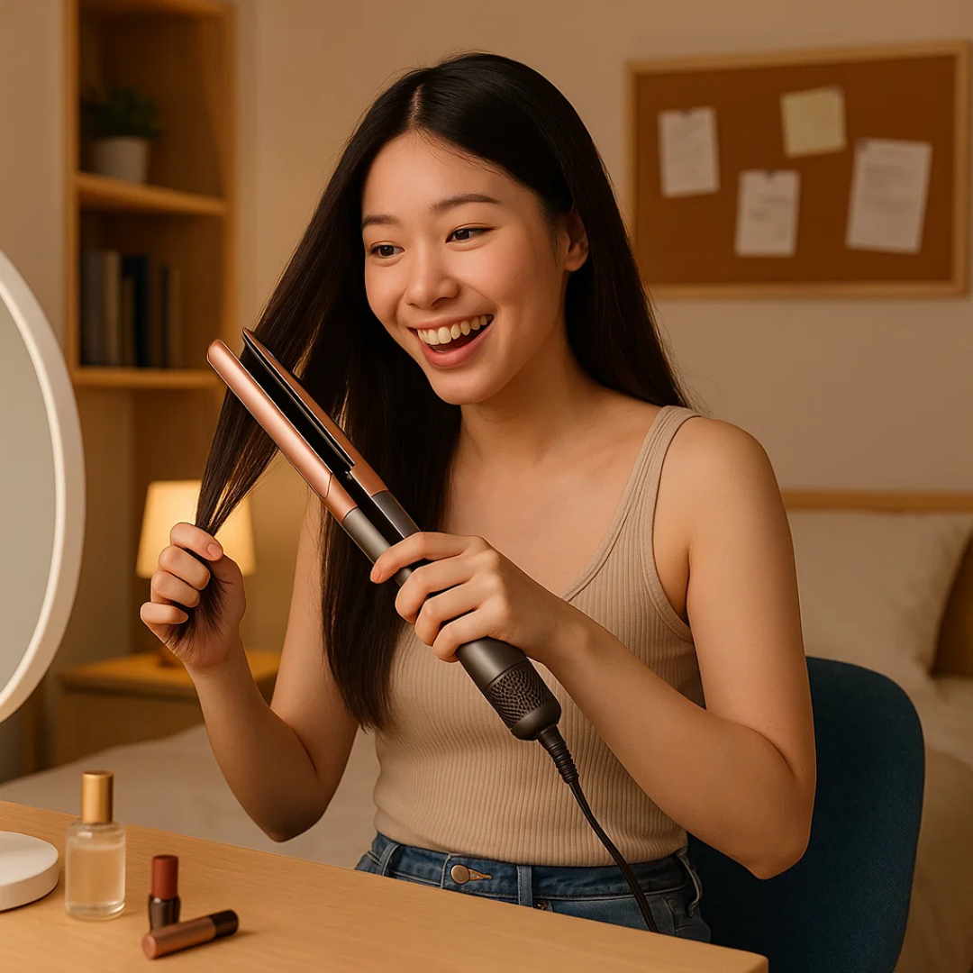 Kalsten | 2-in-1 Hair Dryer & Straightener for Effortless Styling