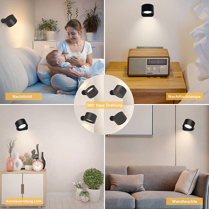 Modern LED Rotation Mini Wall Light | Kalsten