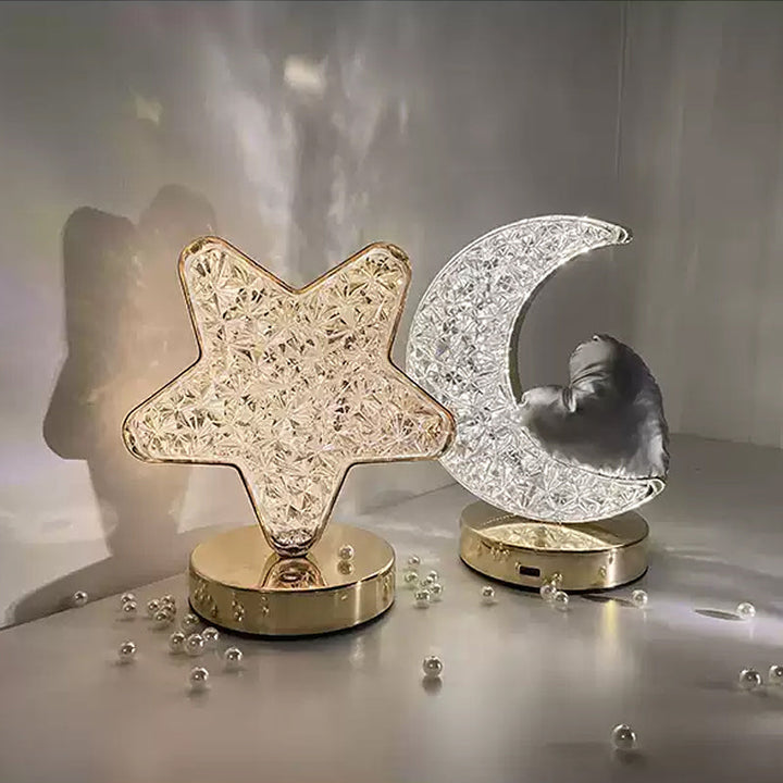 Star Moon Metal Table Lamp | Noxord