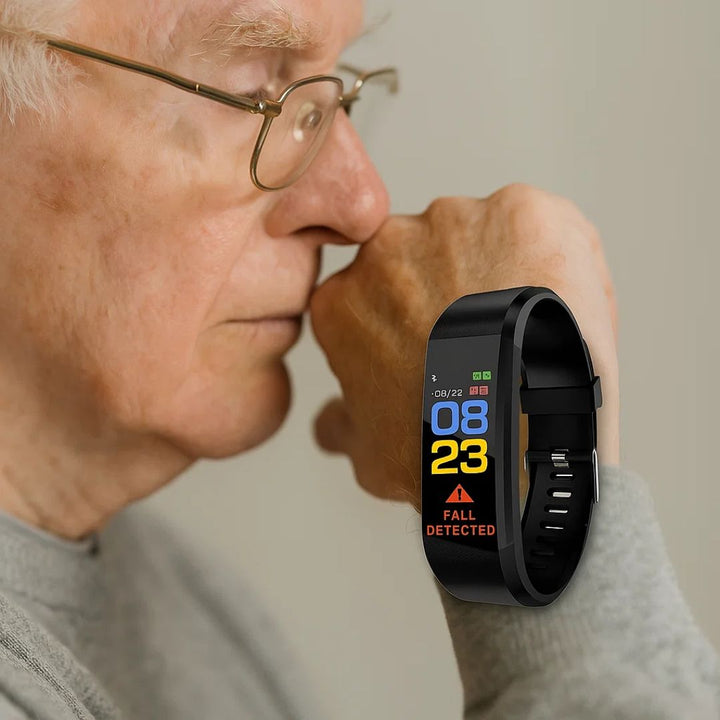 GuardianTime | Smartwatch for Seniors – Fall Detection – Health Monitoring – GPS Tracker – Elderly Safety Noxord