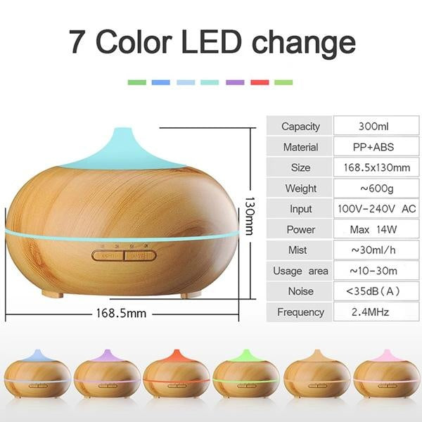 Aroma Essential - Wooden Oil Diffuser | Kalsten