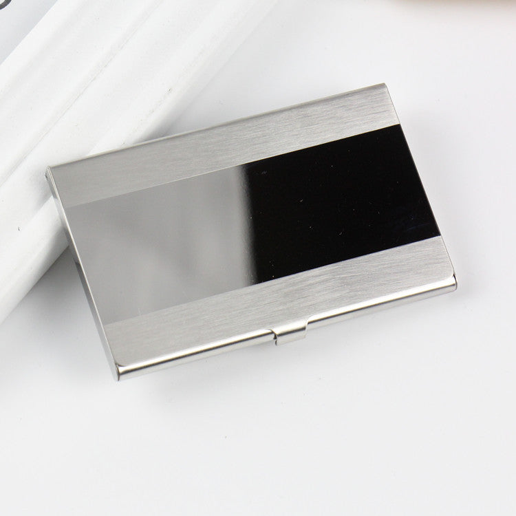 Stylish Stainless Steel Business Card Holder