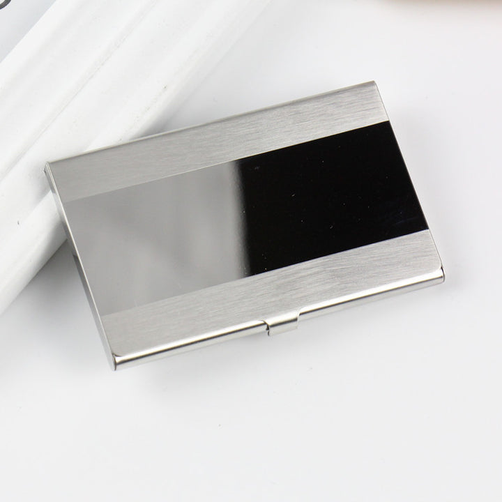 Stylish Stainless Steel Business Card Holder