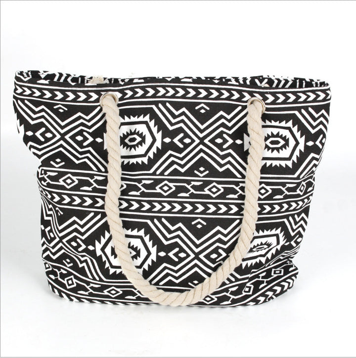 Beach bag with ethnic pattern Kalsten